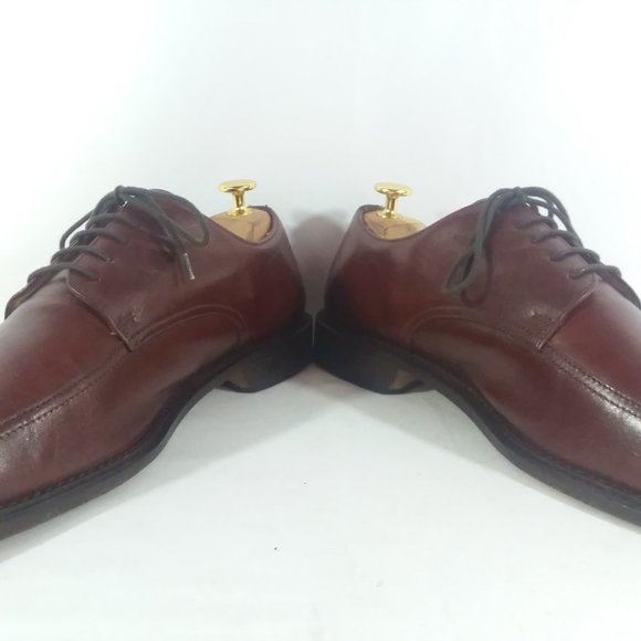 Pronto Uomo Mahogany Apron Toe Derbys 10.5D Italy main image 6